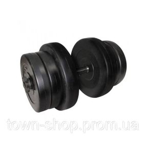 Гантель наборная композитная в пластиковой оболочке Rock pro 25,5 кг NE-PL-G-025