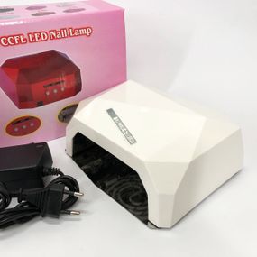 Сушилка для ногтей UV LAMP CCF+LED, Сушилка обычного ногтей, Портативная сушилка для ногтей. Цвет: белый