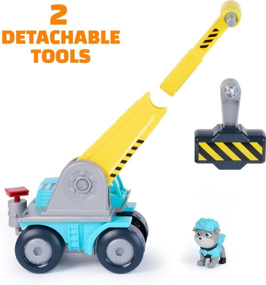 Будівельна машина з фігуркою Rubble & Crew Motor Mega Hammer Щенячий патруль Кремез і команда | Зображення 2