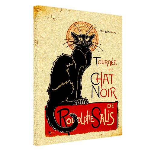 Картина на полотні Tournée du Chat noir 45х65 см (H4565_RET009)