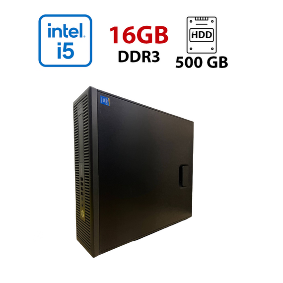 Комп'ютер HP ProDesk 600 G1 SFF / Intel Core i5-4460 (4 ядра по 3.2 - 3.4 GHz) / 16 GB DDR3 / 500 GB HDD / Intel HD Graphics 4600 б/в