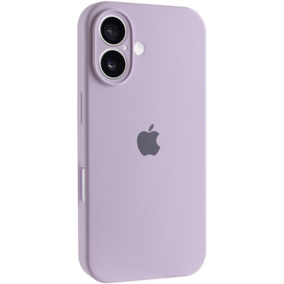 Чехол Silicone Case Full Camera Protective (AA) для Apple iPhone 16 Plus (6.7") Сиреневый / Lilac