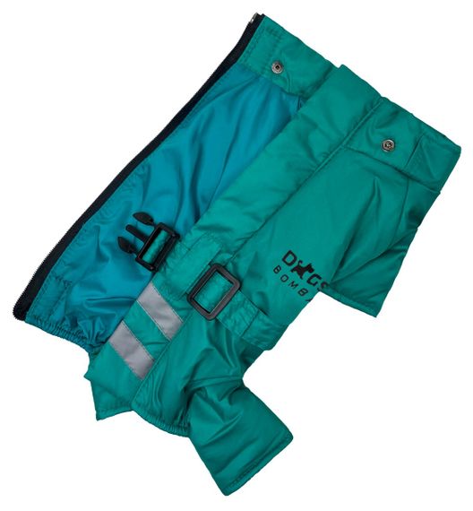 Зимовий комбінезон з поясом смарагд R-39 | Зображення 3