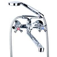 Змішувач PL 1/2" для ванної гусак прямий 350мм дивертор вбуд.картрідж Aquatica