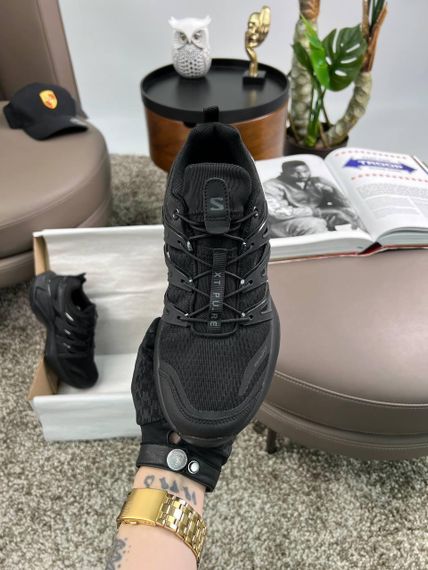 Чоловічі кросівки Salomon XT Pu_Re Advanced All Black , В'єтнам 45 28.5 см | Зображення 3