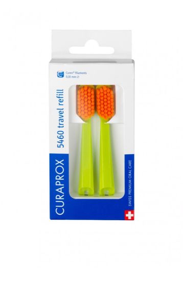 Набір змінних насадок Curaprox TS/brush heads до дорожнього набору CS 5460 travel refill (6 варіацій кольорів ручки та щетини) | Зображення 5