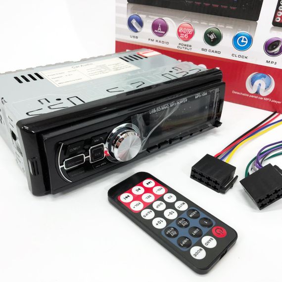 Автомагнітола зі знімною панеллю MP3 1094 з Bluetooth та пультом / Магнітола в машину / Автомобільна | Зображення 9