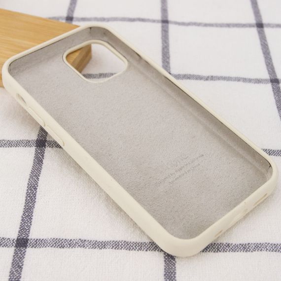 Чохол Silicone Case Full Protective (AA) для Apple iPhone 15 (6.1") Бежевий / Antique White | Зображення 2