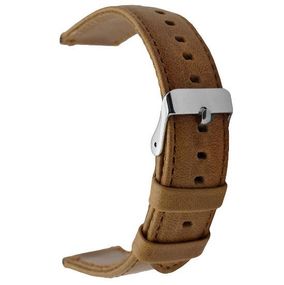 Шкіряний ремінець Primo для годинника Asus ZenWatch 2 (WI501Q) - Light Brown