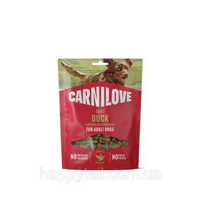 Мягкое лакомство для собак Carnilove Soft Snack с уткой и розмарином — беззерновые снеки 200 г