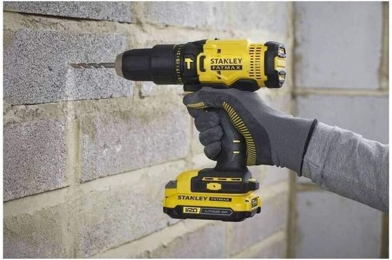 Дриль-шуруповерт ударний акумуляторний STANLEY FATMAX SFMCD711C2K | Зображення 3