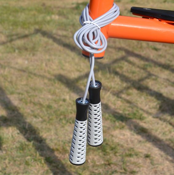 Скакалка PowerPlay 4206 Jump Rope PRO+ Сіро-чорна (2,75m.) | Зображення 5