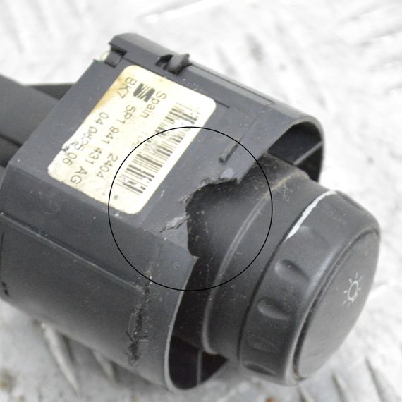 Перемикач світла фар Seat Altea 2005-2015 Управління освітленням Сєат Альтеа 5P1941431AG | Зображення 1