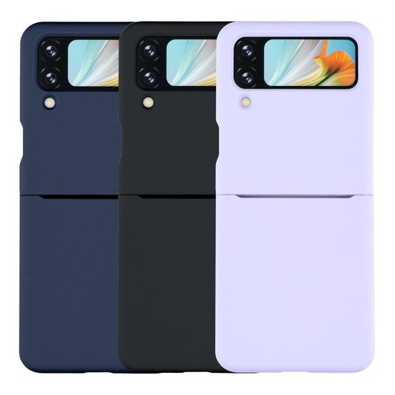 Чохол Folding Silicone Samsung Flip 4 (F721) Колір Elegant Фіолетовий