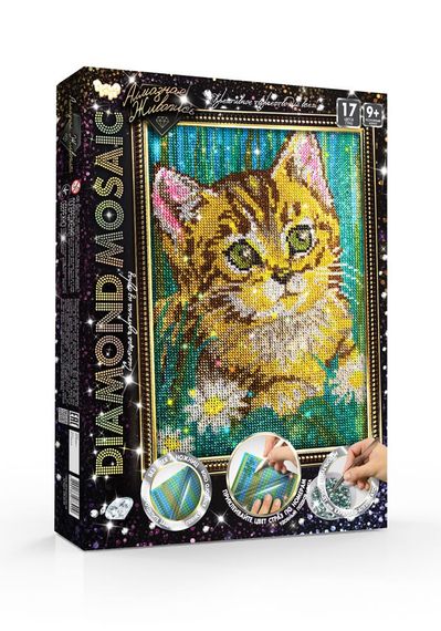 Креативна творчість "Діамантовий живопис. DIAMOND MOSAIC" DM-02 Danko Toys Миколай Вид 7 | Зображення 7