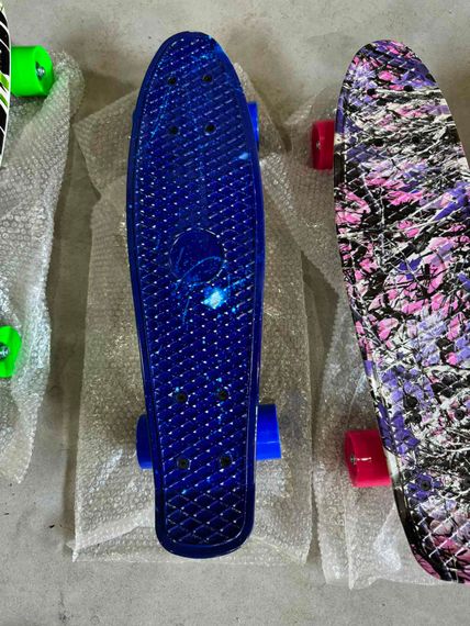 Пенни борд скейтборд Penny Board Fish Skateboards 22" ABEC-7 с светящимися колесами | Зображення 6