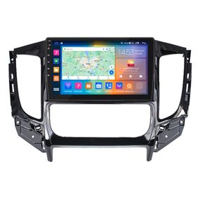 Штатна магнітола 9" Lesko для Mitsubishi L200 V 2015-2019 4/64Gb CarPlay 4G Wi-Fi GPS Prime 8 ядер Митцубиси