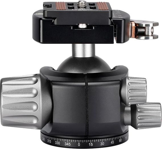 Головка штативна Leofoto LH-40LR+NP-50 шарова с затискачем ARCA. Шар: 40 мм | Зображення 5