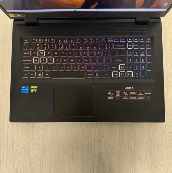 Ноутбук Acer Nitro 5 AN517-55 144Hz i5-12500H 8GB SSD 512GB RTX 3050 Б/В | Зображення 3