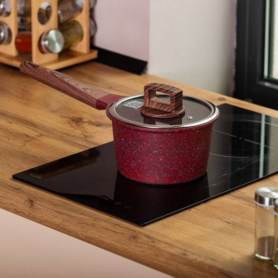 Сотейник з антипригарним покриттям об'ємом 1,6 л та товстим дном Ø 16 см MGC HP-4-444R | Зображення 4