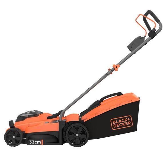 Газонокосилка аккумуляторная BLACK+DECKER BCMW3318L2 | Зображення 1
