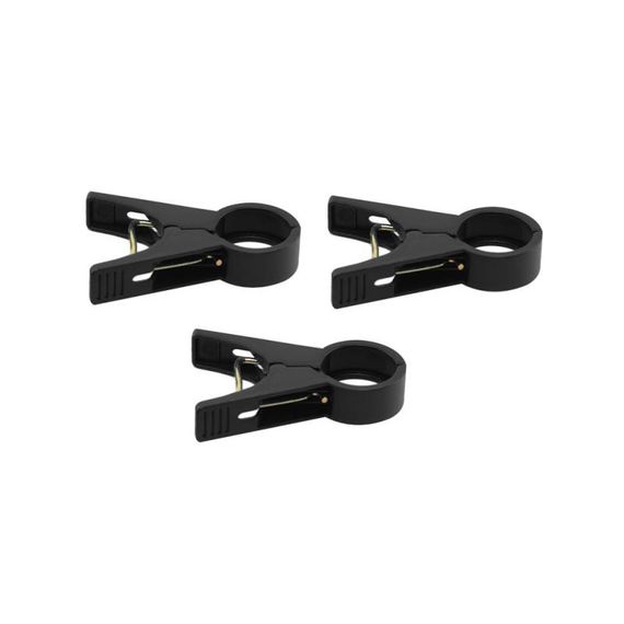 Затискачі для фіксації рослин Bradas 20 мм, 10 шт, BLACK (TYK20BK/10)