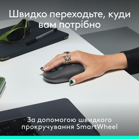 Комплект Logitech POP Icon Combo Bluetooth UA Graphite (920-013156) | Зображення 4