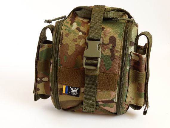Аптечка тактична швидкого знімання військова мультикам на MOLLE GEN 2