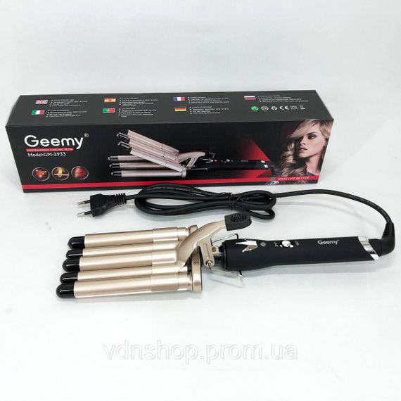 Плойка для завивки для зачіски, Плойка для накрутки локонів для створення гофре волосся UT-18 | Зображення 7