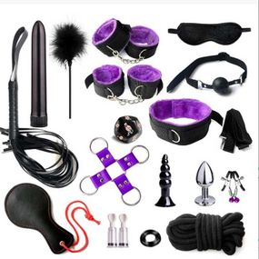 БДСМ набор (Бандажный набор) из 17 предметов – Садо-мазо
