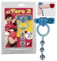 Віброкільце зі стимуляцією El Toro 2 Sex Aura