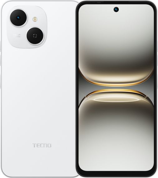 Смартфон Tecno Spark 40C (KM4k) 4/128GB Veil White (4894947093036) | Зображення 1