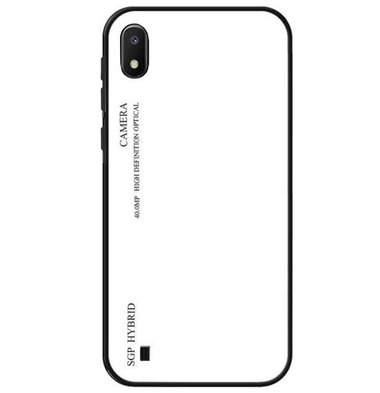 Чохол-бампер Primolux Gradient Glass для Samsung Galaxy A10 2019 (SM-A105) - White | Зображення 1