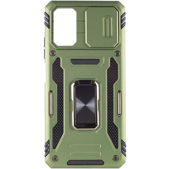 Ударопрочный чехол Camshield Army Ring для Xiaomi Poco X5 5G / Note 12 5G Оливковый / Army Green | Зображення 2