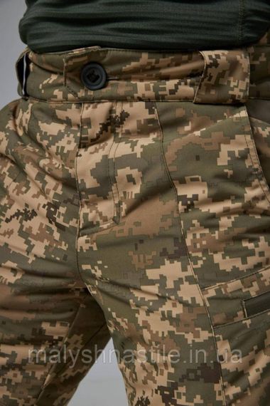 Тактичні зимові штани на підтяжках "Tactical WinterGuard Pro-X" піксель ЗСУ | Зображення 4