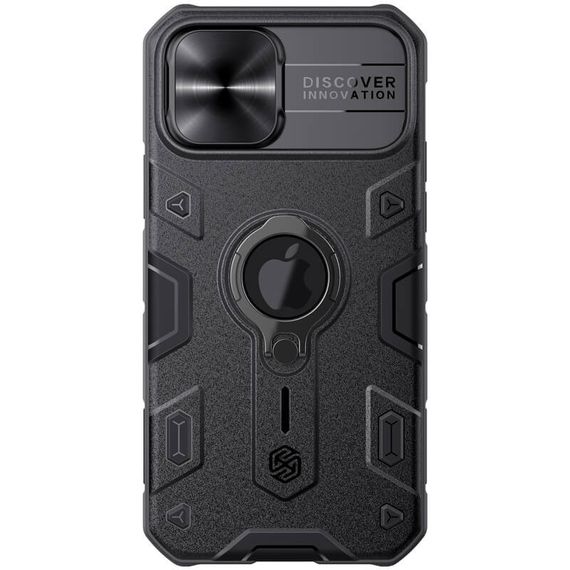 TPU+PC чохол Nillkin CamShield Armor (шторка на камеру) для Apple iPhone 12 Pro Max (6.7") TPU+PC, Шторка на камеру, Чорний | Зображення 2