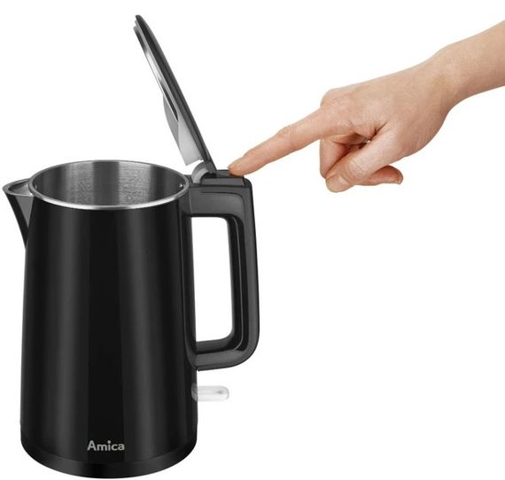 Електрочайник Amica KF 4012 1.7 л чорний | Зображення 6