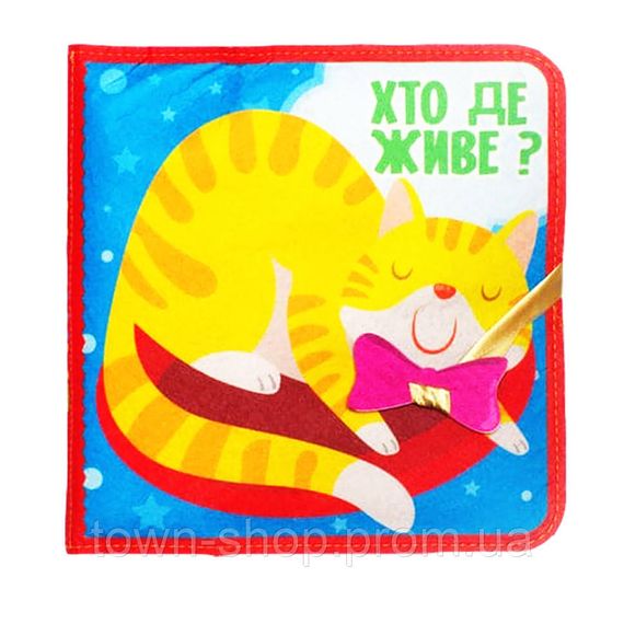 Развивающая Фетровая книга "Кто где живет?" 403976 | Зображення 1