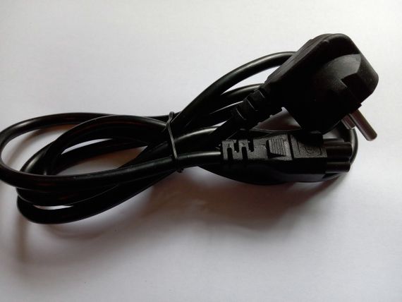 Мережевий кабель для ноутбука 220V 1.5м | Зображення 2