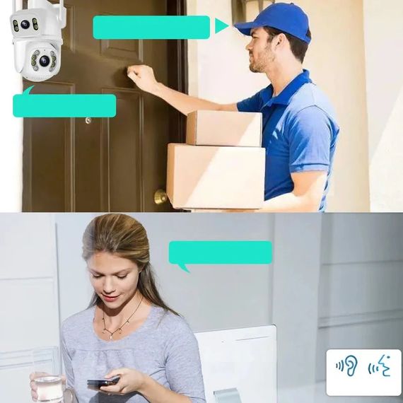 Вулична камера відеоспостереження з нічним баченням до 30 м XPRO DS-2CD2043G2-IU (234568465_1608) | Зображення 2