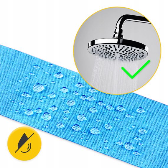 Стрічка кінезіологічна (кінезіо тейп) 4FIZJO 5 см x 31 м Sky Blue (P-5905973405546) | Зображення 1