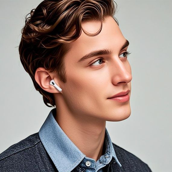 Наушники Hoco True беспроводной стерео headset EW83 |BT5.4, 30/300mAh, 4h| airpods | Зображення 7