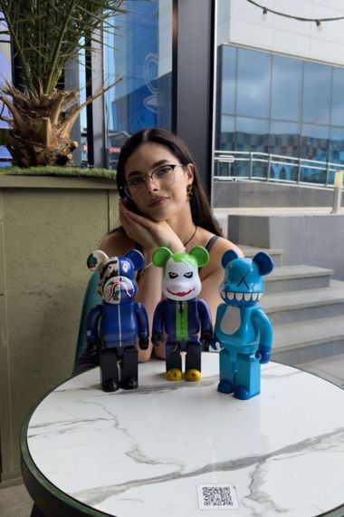 Фигурка Bearbrick Joker дизайнерська статуетка ведмідь Беарбрік 28 см mb037 різнокольорова | Зображення 5