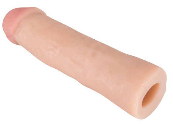Насадка удлиняющая суперпрочная (телесная) Sex Aura | Зображення 5