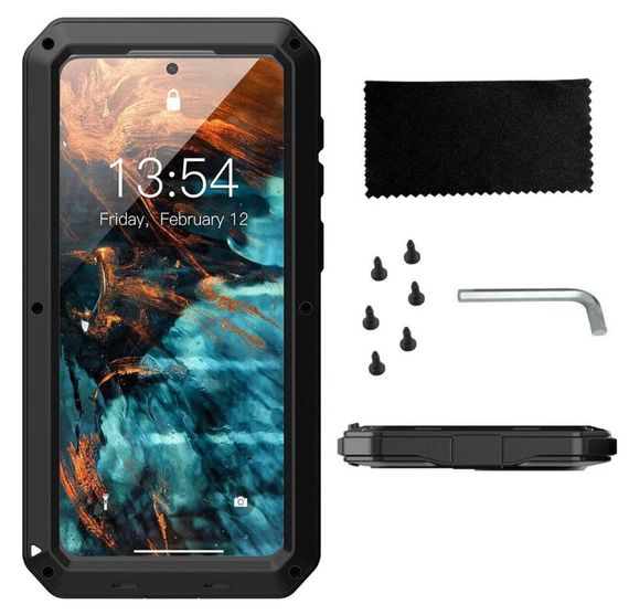 Противоударный чехол Primo Doom Armor для смартфона Samsung Galaxy S24 Plus (SM-S926) - Black | Зображення 1