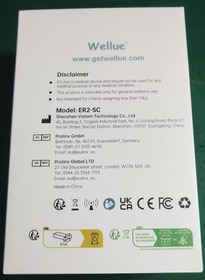 Персональный Bluetooth кардиомонитор ЭКГ Wellue DuoEK-S мониторинг от 30 секунд до 5 минут, мониторы сердечног | Зображення 1
