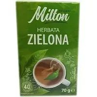 Чай зелений класичний у пакетиках Milton Herbata, 40 шт (70 г), Польща, у круглих саше