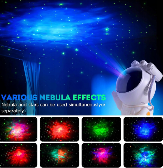 Лазерний нічник-проєктор зоряного неба Астронавт | Зображення 4