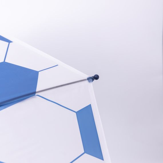 Класична дитяча парасолька-тростина напівавтомат з поліестеру 8 спиць діаметр 82 см Синя HP-23-9BL | Зображення 7