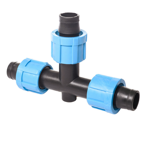 Тройное соединение фитинг для капельного полива